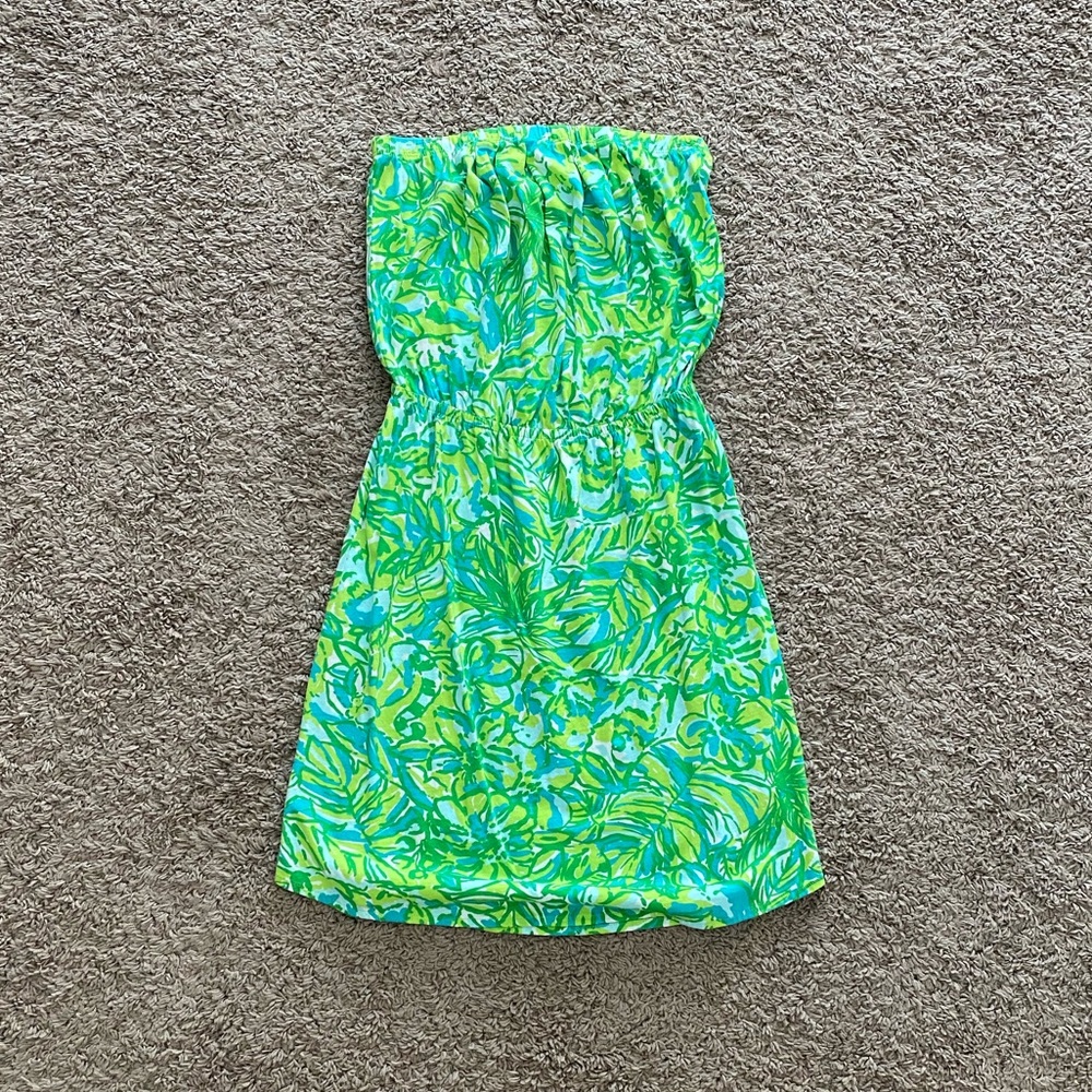 Lilly Pulitzer Windsor Strapless Pull-On Dress